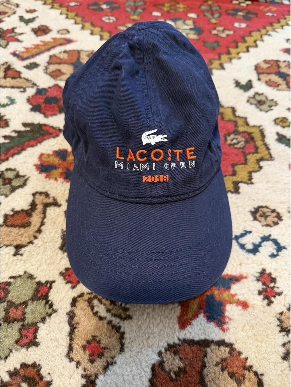 Lacoste Sport Miami Open 2018 Blue Adjustable Men’s Baseball Cap One Size
